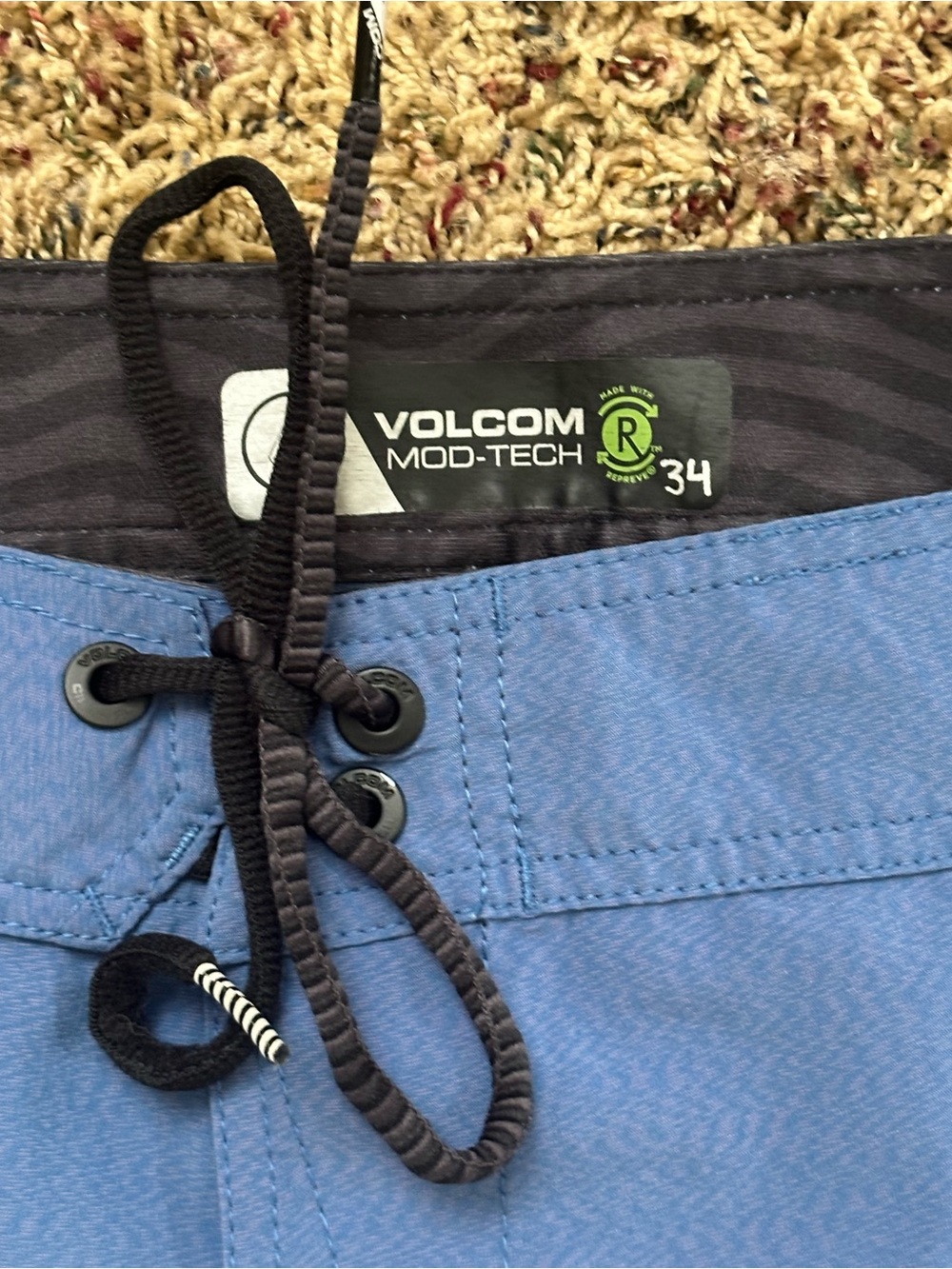 34 Men’s Volcom Board Short Swim Trunks - Mod-Tech - Picture 4 of 7